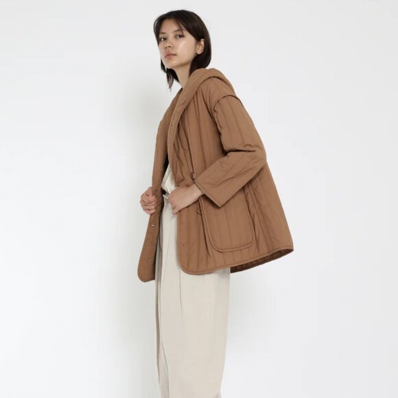 7115 by Szeki Jackets & Blazers - 7115 by Szeki Hooded Quilted Jacket